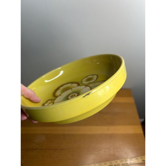 Noritake primastone 8318 gaiety salad dessert plate Japan deep plate flowers - Picture 5 of 6